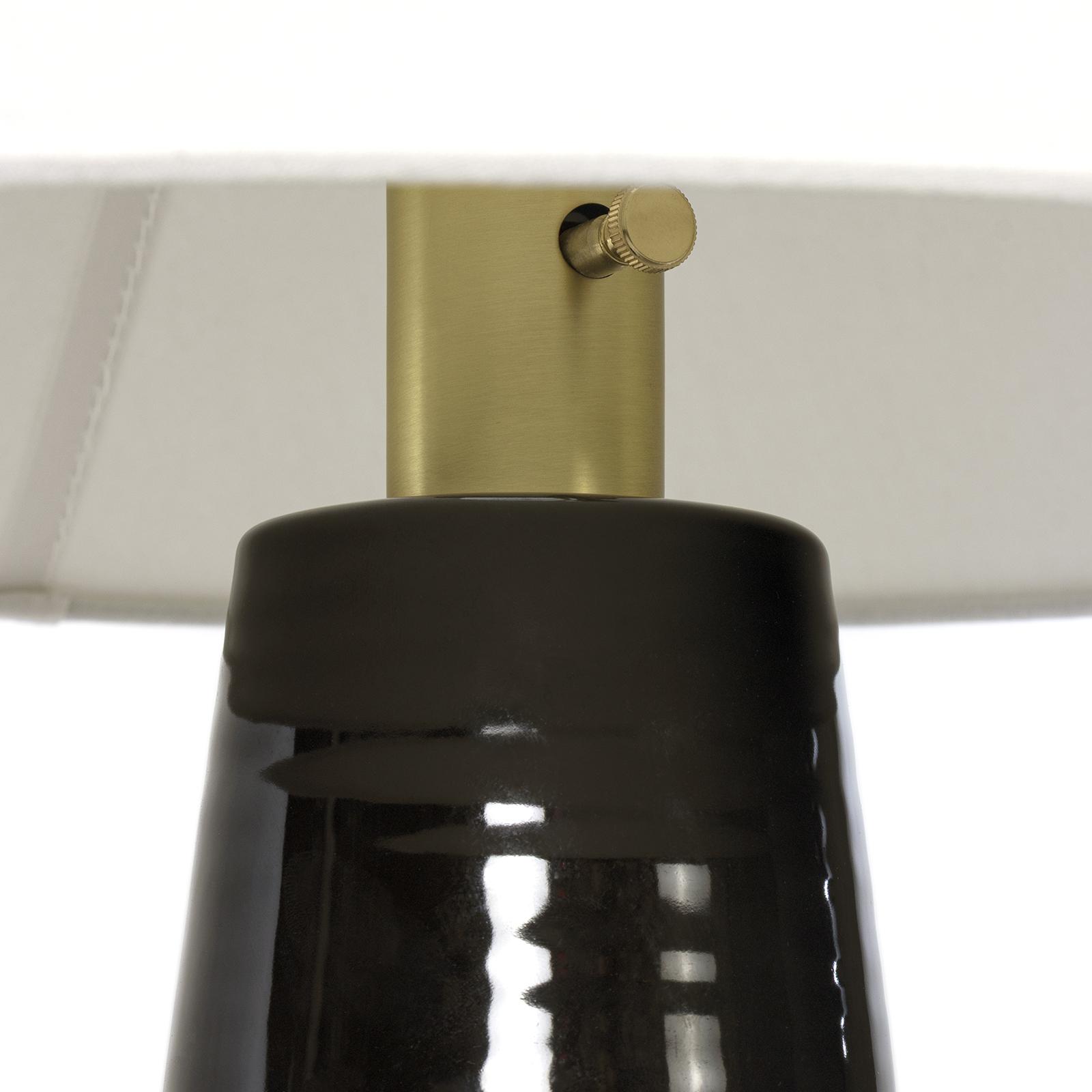 Koda Ceramic Table Lamp (Black) | Regina Andrew Detroit